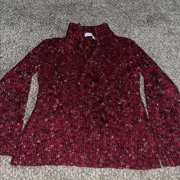 Liz Claiborne Sweaters - Liz Claiborne Burgundy Cowl Neck Sweater